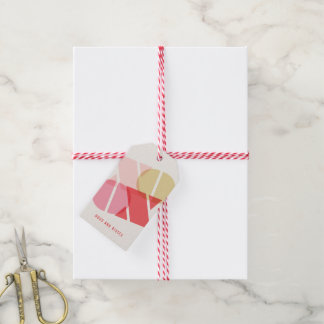 Moderne geometrische XOXO Geschenkanhänger