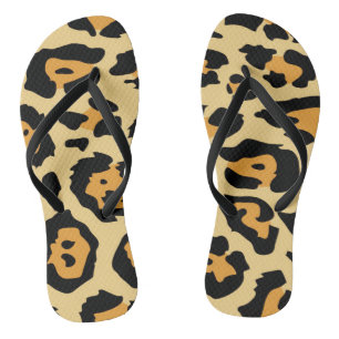 Moderne Gepardflecken-Muster Badesandalen