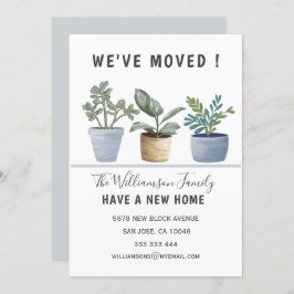 Moderne gepunktete Pflanze, die wir angekündigt ha Ankündigung