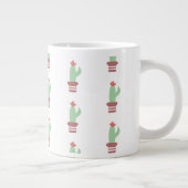 Moderne gepunktete Pflanze Jumbo-Tasse (Rechts)