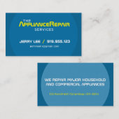 Moderne Gerätereparatur-Visitenkarte-Schablone Visitenkarte (Vorne/Hinten)