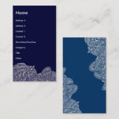 Moderne Geschäfts-Karte (abstrakte vordere und Visitenkarte (Vorne/Hinten)