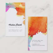 Moderne Geschäfts-Karte mit schillerndem Visitenkarte (Vorne/Hinten)