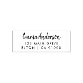 Moderne Geschäftsadresse mit professionellem Logo Permastempel (Design)