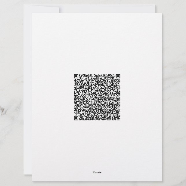 Moderne Geschäftsbriefe mit QR-Code und Logo Briefbogen (Rückseite)