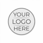Moderne Geschäftslogo-Branding Aufkleber (Vorderseite)