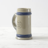 Moderne Geschäftslogo-Branding Bierglas (Vorderseite Links)