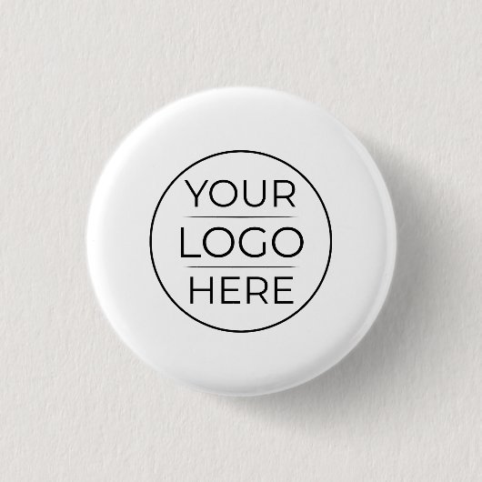 Moderne Geschäftslogo-Branding Button (Vorderseite)
