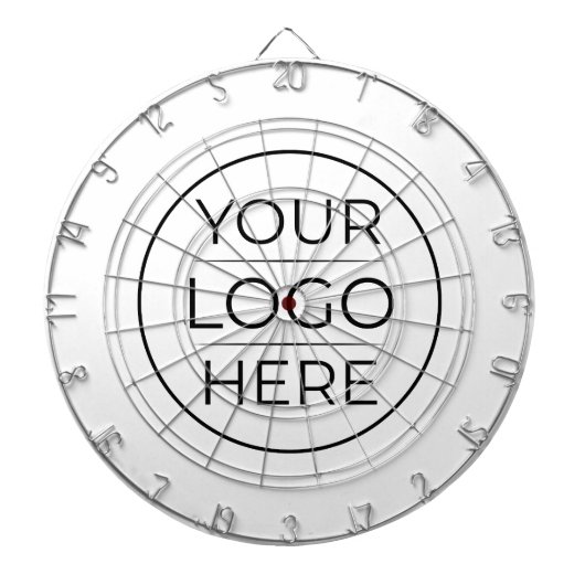 Moderne Geschäftslogo-Branding Dartscheibe (vorne)