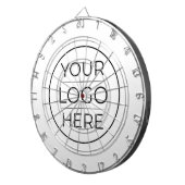 Moderne Geschäftslogo-Branding Dartscheibe (Vorderseite rechts)
