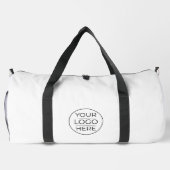 Moderne Geschäftslogo-Branding Duffle Bag (Rückseite)