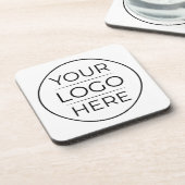 Moderne Geschäftslogo-Branding  Getränkeuntersetzer (Linke Seite)
