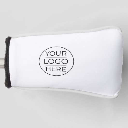 Moderne Geschäftslogo-Branding Golf Headcover (Vorderseite)