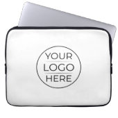 Moderne Geschäftslogo-Branding Laptopschutzhülle (Vorderseite)