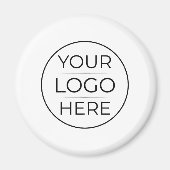 Moderne Geschäftslogo-Branding Magnet (Vorne)