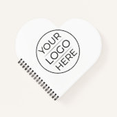 Moderne Geschäftslogo-Branding Notizblock (Vorderseite)