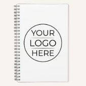 Moderne Geschäftslogo-Branding Notizblock (Vorderseite)