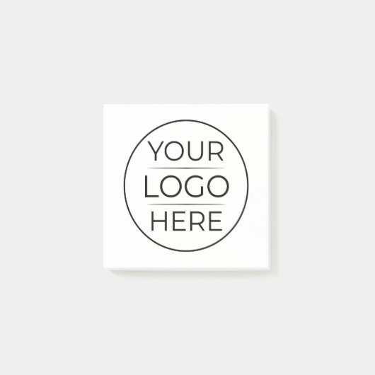 Moderne Geschäftslogo-Branding Post-it Klebezettel (Vorderseite)