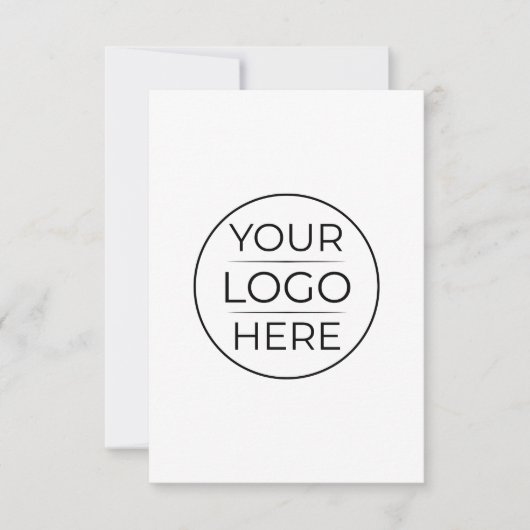 Moderne Geschäftslogo-Branding Save The Date (Vorderseite)