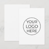 Moderne Geschäftslogo-Branding Save The Date (Vorne/Hinten)