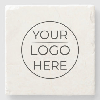 Moderne Geschäftslogo-Branding Steinuntersetzer