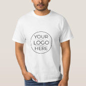Moderne Geschäftslogo-Branding T-Shirt (Vorderseite)