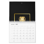 Moderne Geschäftslogo-Werbebranding Kalender (Jan 2027)