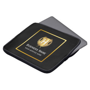 Moderne Geschäftslogo-Werbebranding Laptopschutzhülle