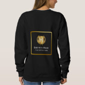Moderne Geschäftslogo-Werbebranding Sweatshirt (Rückseite)