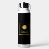 Moderne Geschäftslogo-Werbebranding Trinkflasche (Vorderseite)