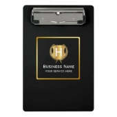 Moderne Geschäftslogo-Werbemarke Mini Klemmbrett (Vorderseite)