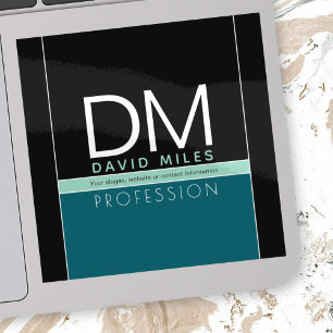 Moderne Geschäftsvorlage Alle Farben individuell Aufkleber