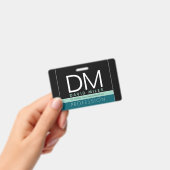 Moderne Geschäftsvorlage | Alle Farben individuell Ausweis (Handheld)