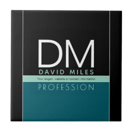 Moderne Geschäftsvorlage | Alle Farben individuell Fliese