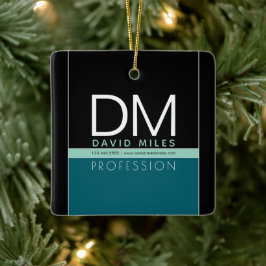 Moderne Geschäftsvorlage | Alle Farben individuell Keramikornament