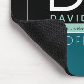 Moderne Geschäftsvorlage | Alle Farben individuell Mousepad (Ecke)