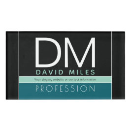 Moderne Geschäftsvorlage | Alle Farben individuell Namenschild