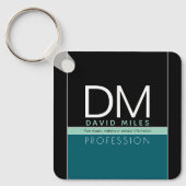 Moderne Geschäftsvorlage | Alle Farben individuell Schlüsselanhänger (Vorderseite)