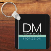 Moderne Geschäftsvorlage | Alle Farben individuell Schlüsselanhänger (Vorderseite)