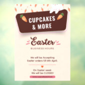 Moderne Geschäftszeiten für Ostern Fensteraufkleber (Blatt 3)