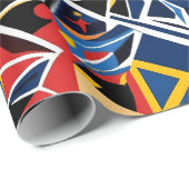 Moderne Geschenke aus Glas Mosaik für Designer Geschenkpapier (Rolleneckpunkt)