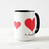 Moderne Geschenke für ihre einfachen, eleganten He Tasse (VorderseiteRechts)