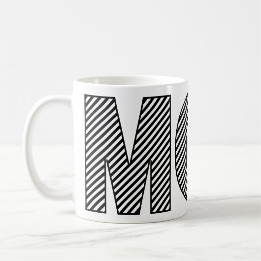Moderne Geschenke für Mütter Kaffeetasse (Links)
