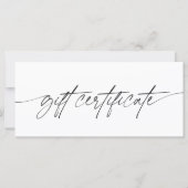 Moderne Geschenkgutschein-Skript Fügen Sie Ihren B (Vorderseite)