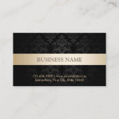 Moderne Geschenkgutscheine aus Goldstreifen Rabattkarte (Vorderseite)