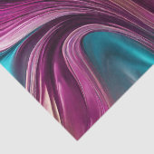 Moderne Geschenkgutscheine von Magenta Türkis und  Seidenpapier (Ausschnitt)