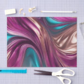 Moderne Geschenkgutscheine von Magenta Türkis und  Seidenpapier (Handwerk)