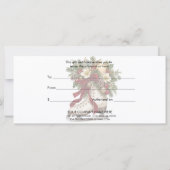 Moderne Geschenkkarte (Rückseite)