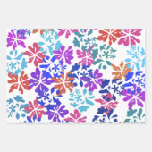 Moderne Geschenkpapier-Flachblatt-Set aus 3 Geschenkpapier Set (Vorderseite 2)