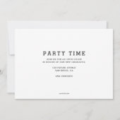 Moderne Geschwister Foto Abschluss Ankündigung (Rückseite)